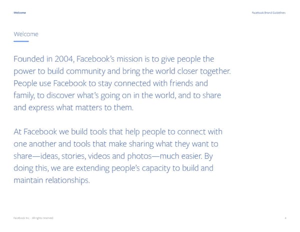 Facebook Brand Book - Page 4
