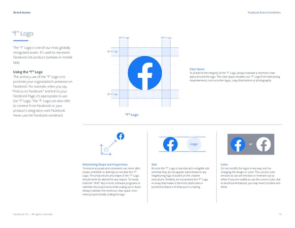 Facebook Brand Book - Page 10