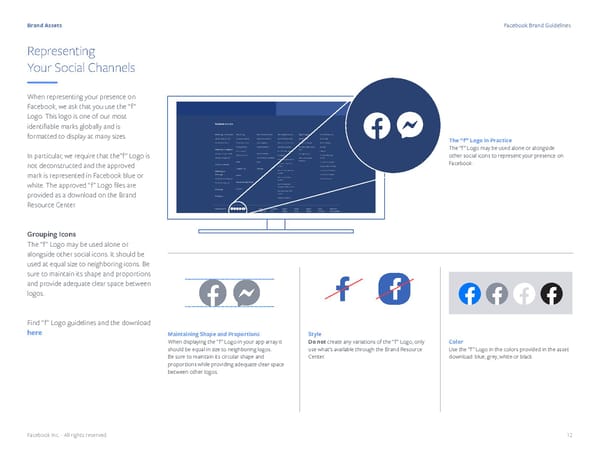 Facebook Brand Book - Page 12