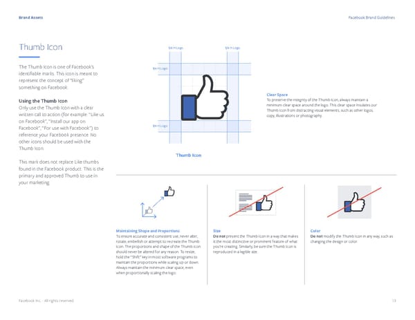 Facebook Brand Book - Page 13