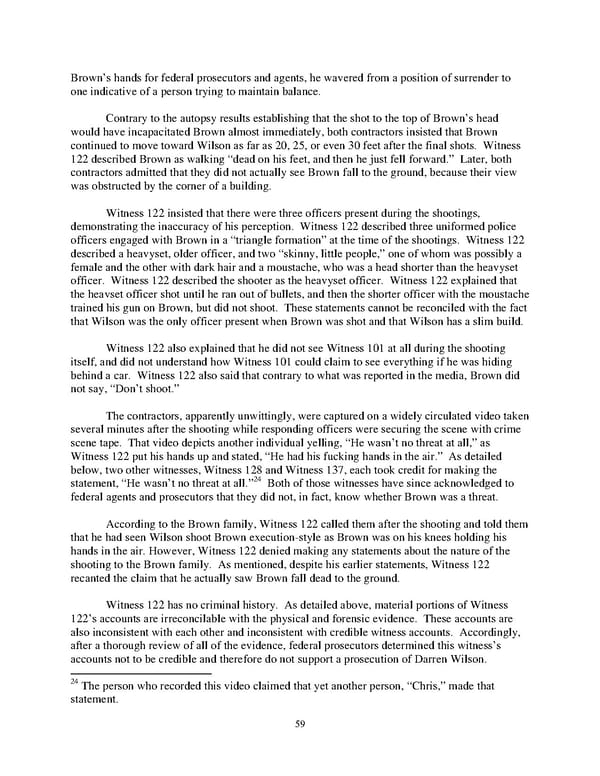 DOJ Report on Shooting of Michael Brown  - Page 59