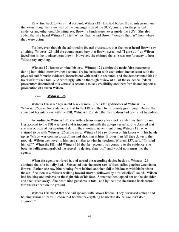 DOJ Report on Shooting of Michael Brown  - Page 66