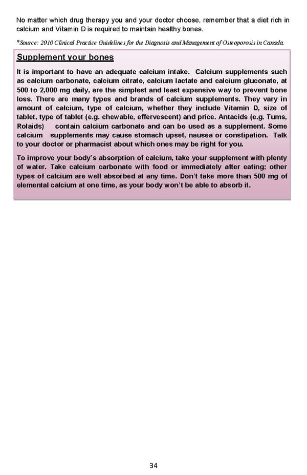 Living Well With Lupus Facts Booklet - Page 34