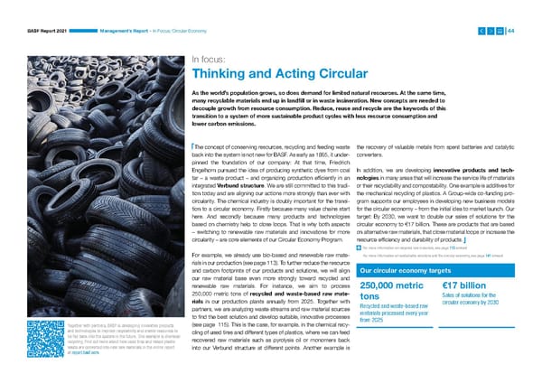 Integrated Report | BASF - Page 44