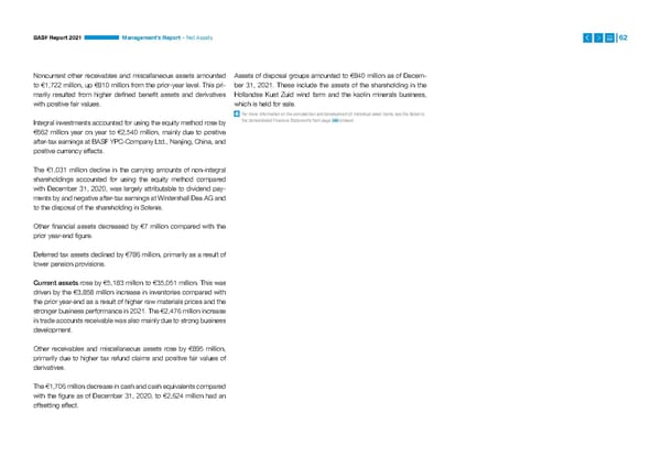 Integrated Report | BASF - Page 62