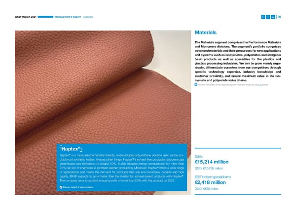 Integrated Report | BASF - Page 76