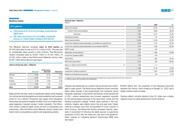 Integrated Report | BASF - Page 77