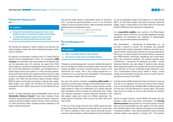 Integrated Report | BASF - Page 106