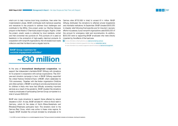 Integrated Report | BASF - Page 107