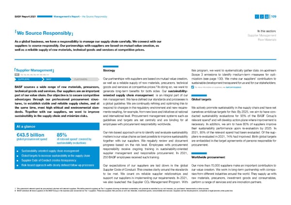 Integrated Report | BASF - Page 109