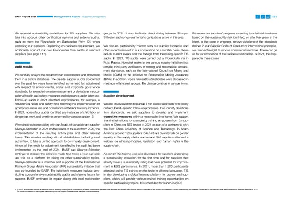 Integrated Report | BASF - Page 111