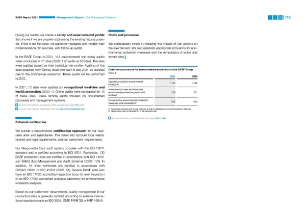 Integrated Report | BASF - Page 118