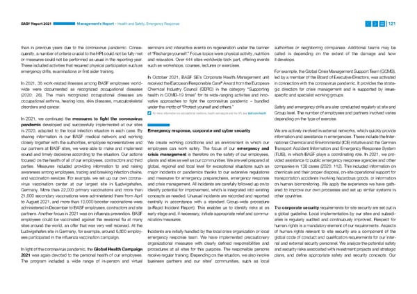 Integrated Report | BASF - Page 121