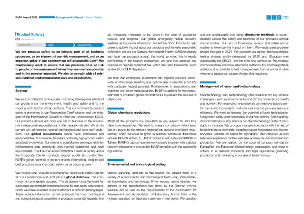 Integrated Report | BASF - Page 123