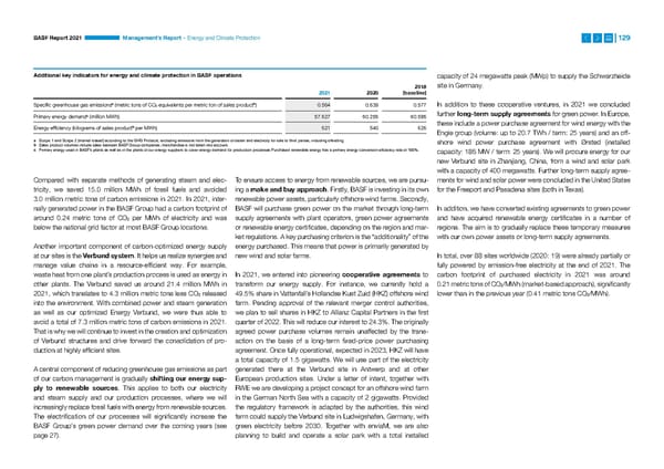 Integrated Report | BASF - Page 129