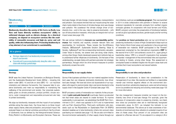 Integrated Report | BASF - Page 138