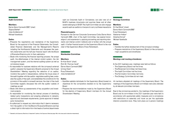 Integrated Report | BASF - Page 165
