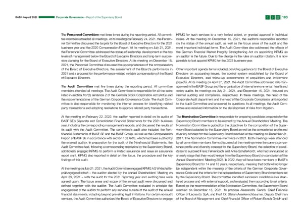Integrated Report | BASF - Page 180
