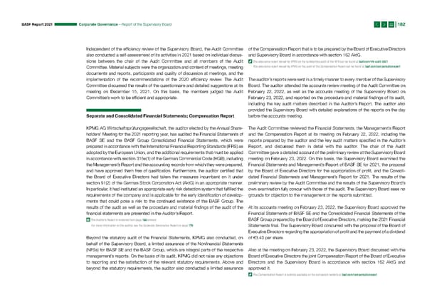 Integrated Report | BASF - Page 182