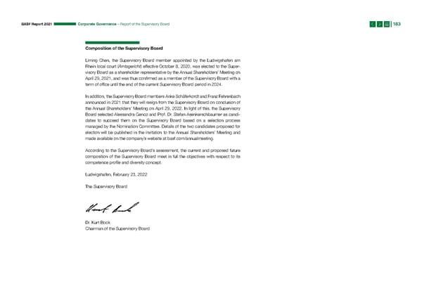 Integrated Report | BASF - Page 183