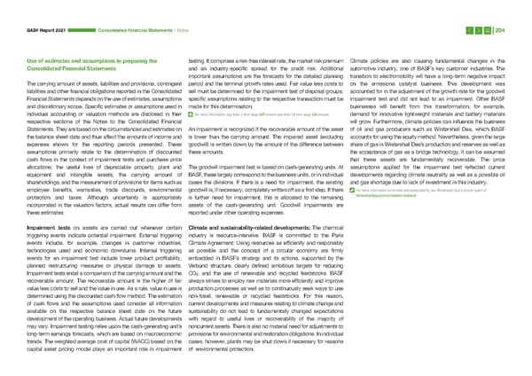 Integrated Report | BASF - Page 204