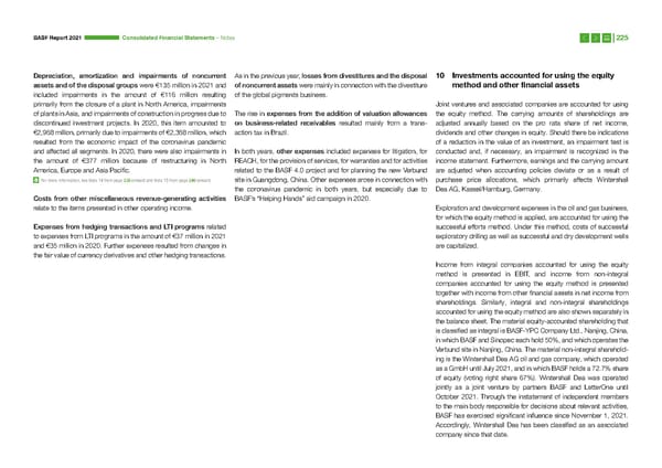 Integrated Report | BASF - Page 225