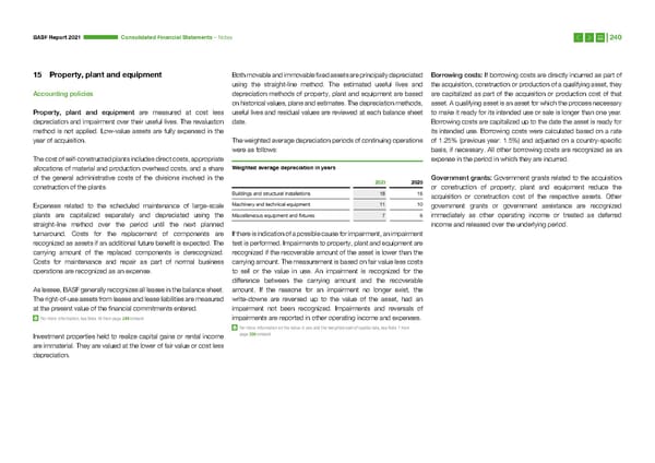 Integrated Report | BASF - Page 240