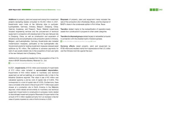 Integrated Report | BASF - Page 242