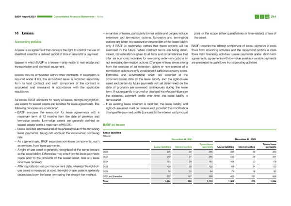 Integrated Report | BASF - Page 244