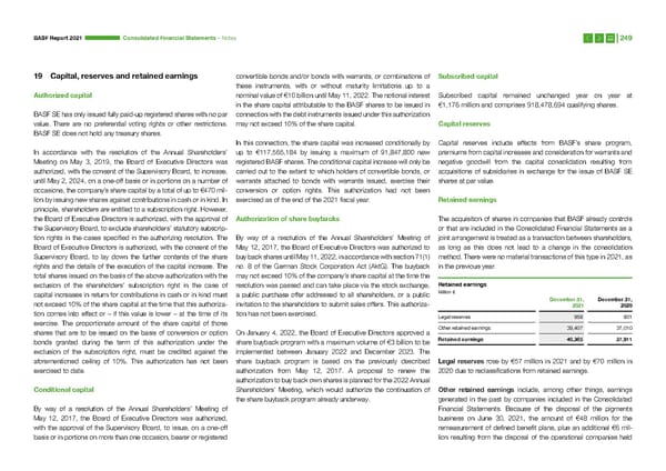 Integrated Report | BASF - Page 249