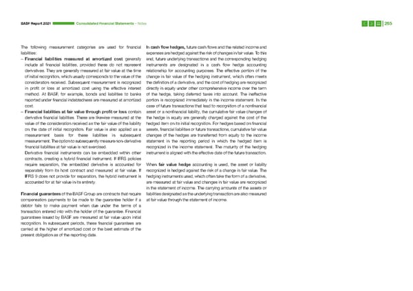 Integrated Report | BASF - Page 265