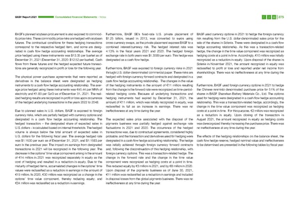 Integrated Report | BASF - Page 275