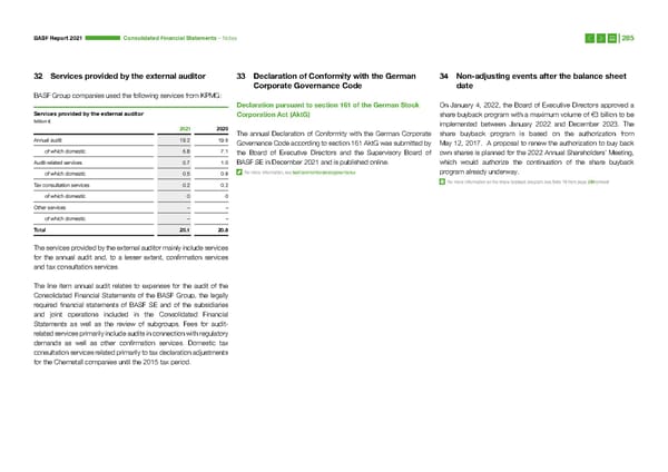 Integrated Report | BASF - Page 285