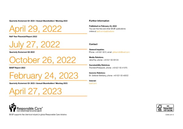 Integrated Report | BASF - Page 290