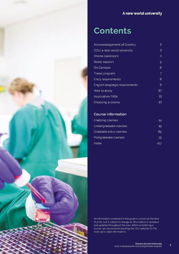 CDU Course Guide Flipbook - Page 5