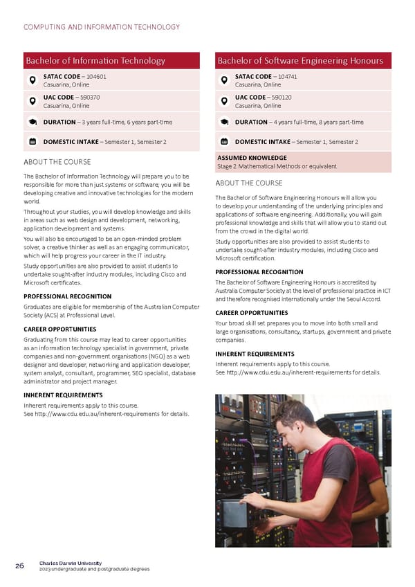 CDU Course Guide Flipbook - Page 30