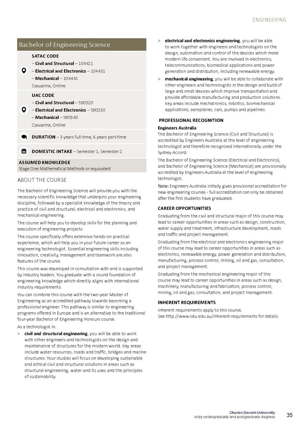 CDU Course Guide Flipbook - Page 39