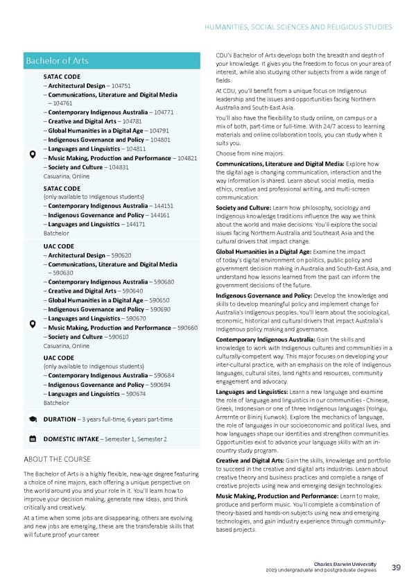CDU Course Guide Flipbook - Page 43