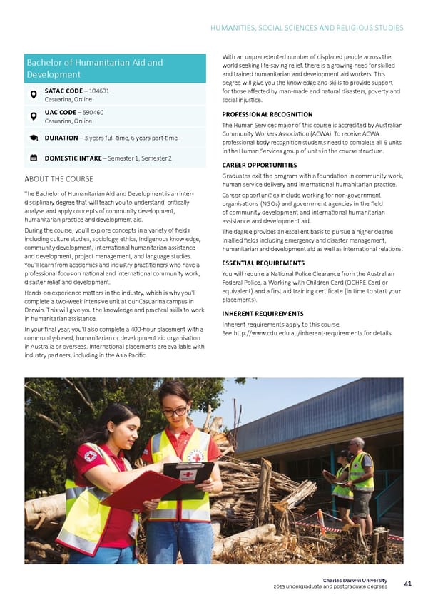 CDU Course Guide Flipbook - Page 45