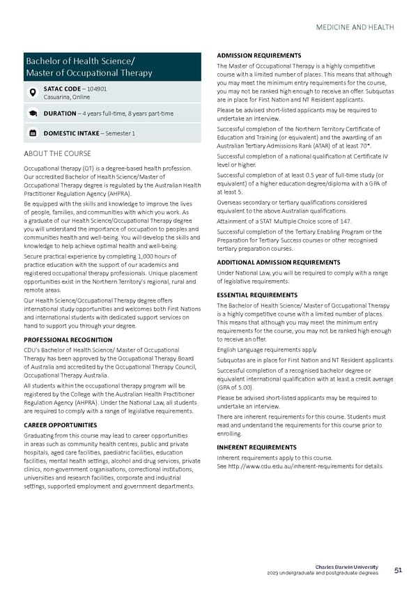CDU Course Guide Flipbook - Page 55