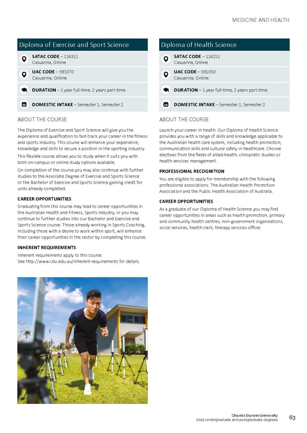 CDU Course Guide Flipbook - Page 67