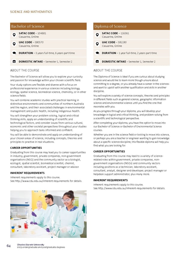CDU Course Guide Flipbook - Page 68