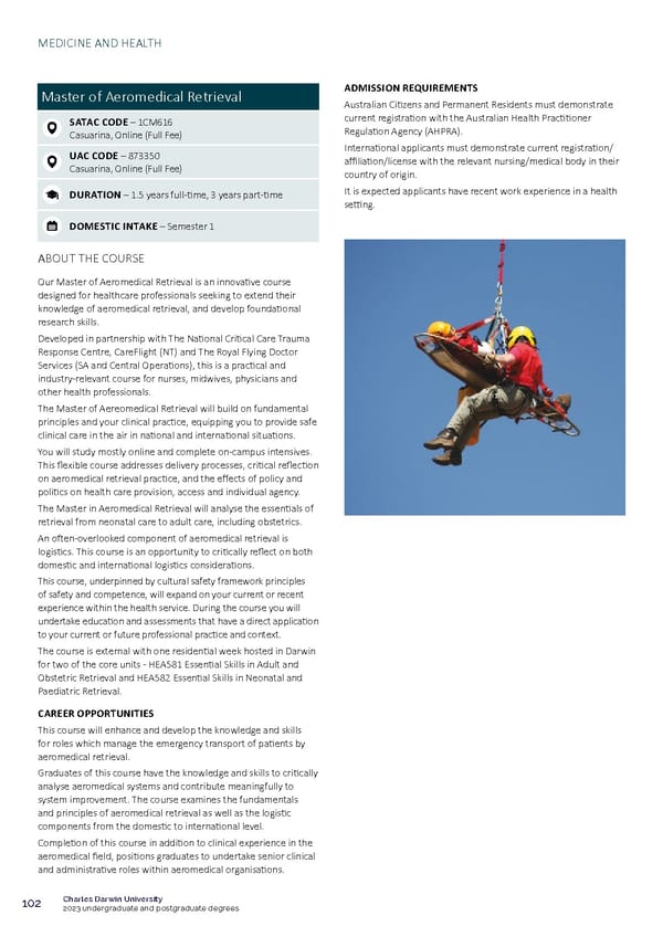 CDU Course Guide Flipbook - Page 106