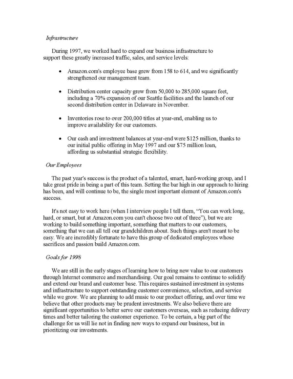 Amazon Shareholder Letters 1997-2020 - Page 5