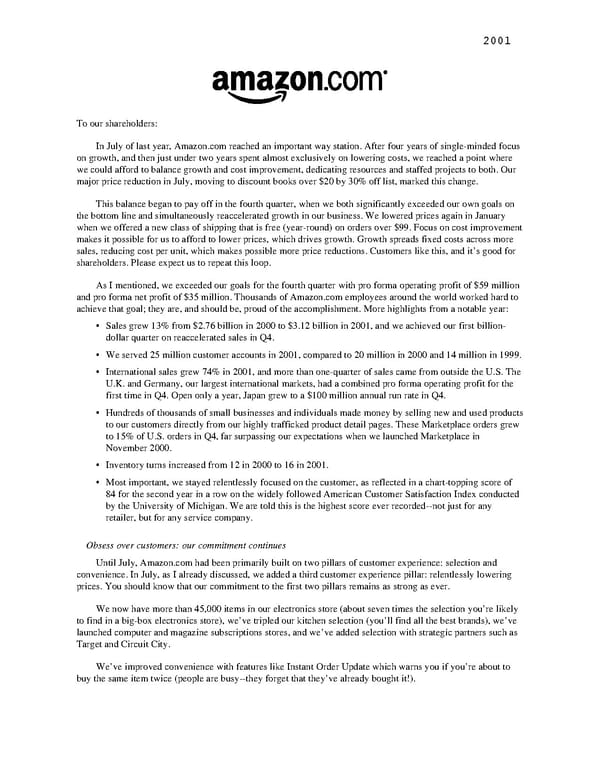 Amazon Shareholder Letters 1997-2020 - Page 23