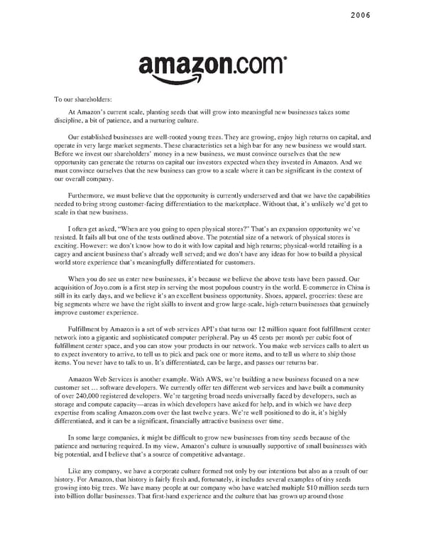 Amazon Shareholder Letters 1997-2020 - Page 41