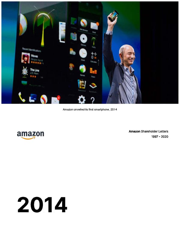 Amazon Shareholder Letters 1997-2020 - Page 70