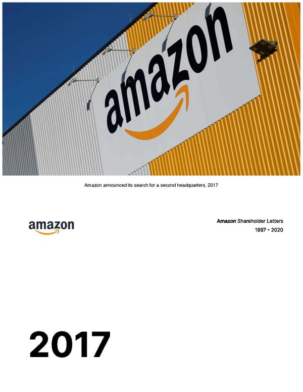 Amazon Shareholder Letters 1997-2020 - Page 87