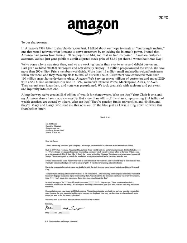 Amazon Shareholder Letters 1997-2020 - Page 106