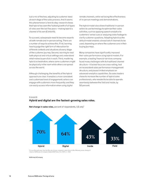 Future of B2B sales The big reframe - Page 16